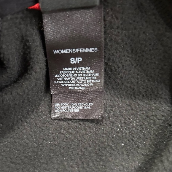 The North Face Black Full Zip Fleece Athletic Sweatshirt Long Sleeve Size S - Picture 5 of 8